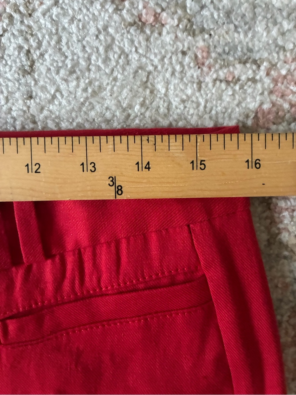 NWT Banana Republic Bold Red Wide-Leg Cropped Pants-Size 6 - Picture 4 of 8